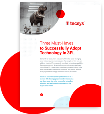 Three Must-Haves to Successfully Adopt Technology in 3PL
