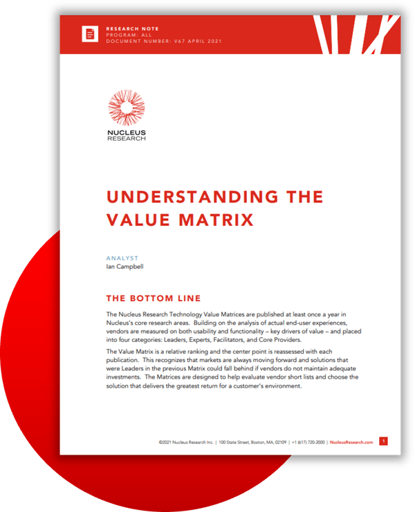 Understanding the value matrix